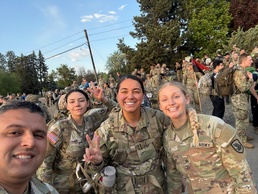 Army Guard soldiers participate in 5th annual CWU ROTC Norwegian Foot March