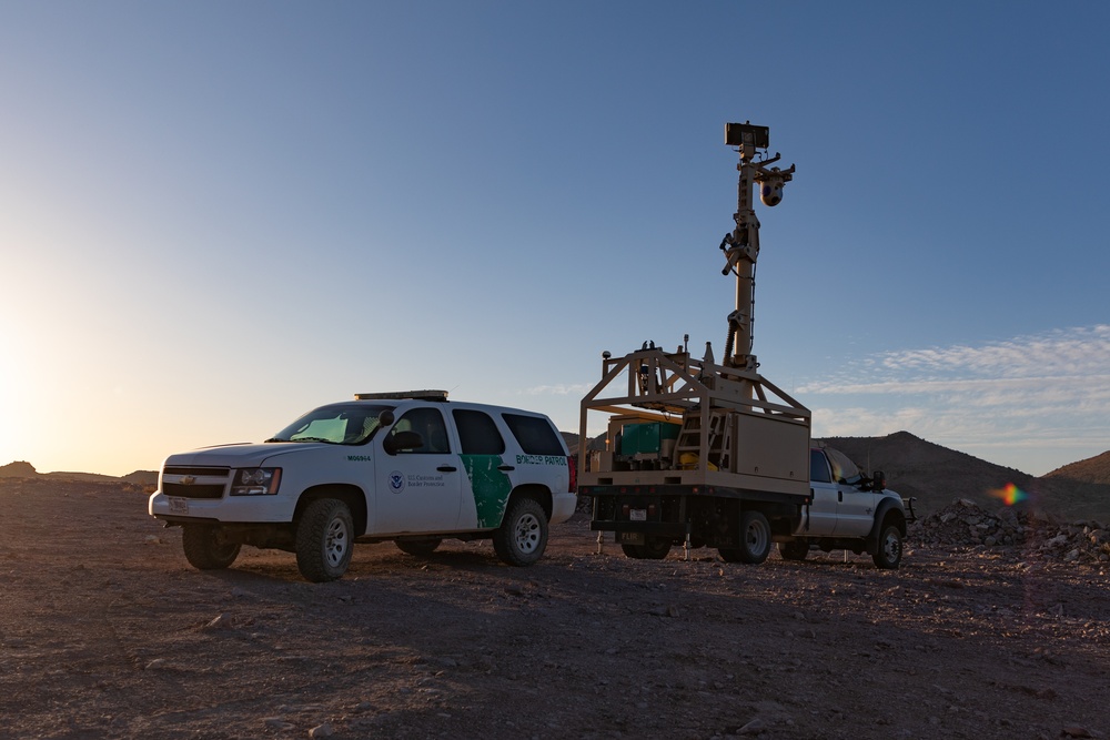 4th Infantry Division Conducts Border Security Operation Near Deming, New Mexico