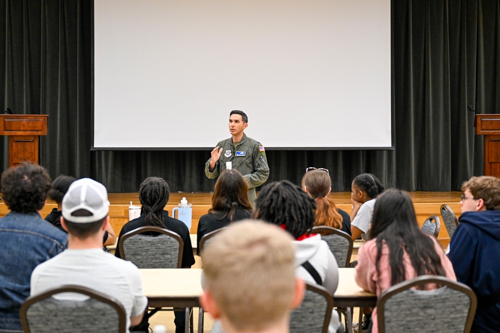 Aim High: Arkansas high school students visit Herk Nation