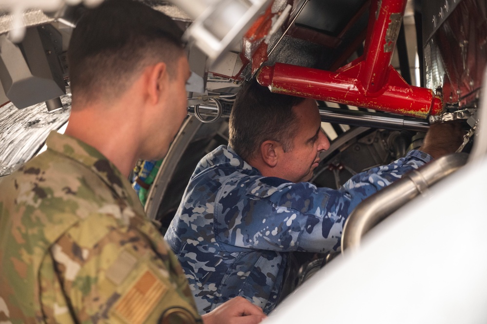 International Partner Aircraft Maintainers Train with the 373rd