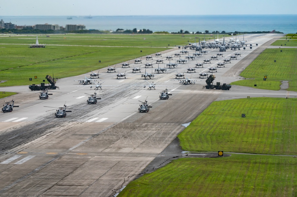 BH 25-2: Kadena demonstrates Indo-Pacific readiness with joint elephant walk