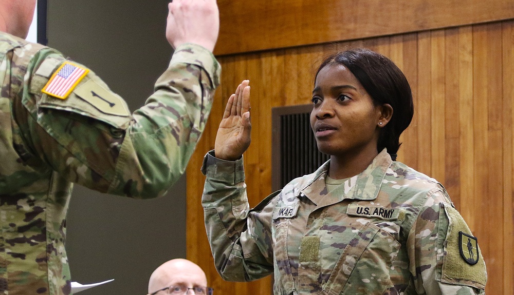 NEWEST COMMISSIONED OFFICER TOOK PATH FROM WEST AFRICA TO ILLINOIS NATIONAL GUARD LEADERSHIP