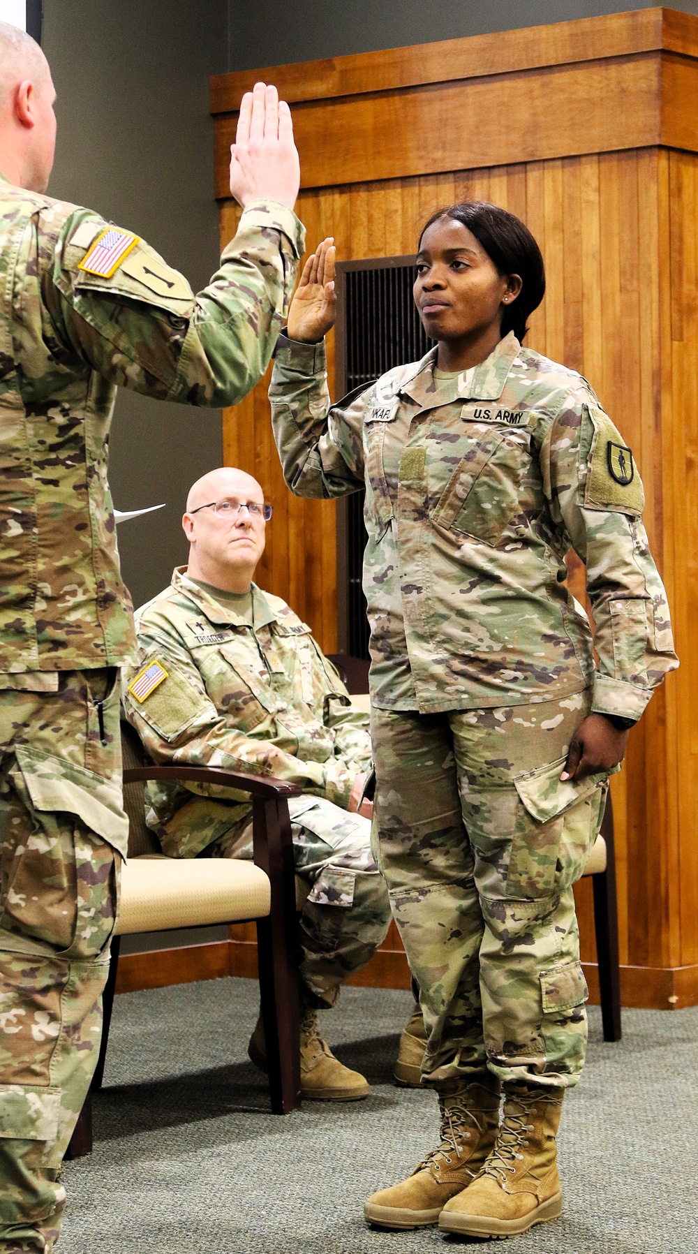 NEWEST COMMISSIONED OFFICER TOOK PATH FROM WEST AFRICA TO ILLINOIS NATIONAL GUARD LEADERSHIP