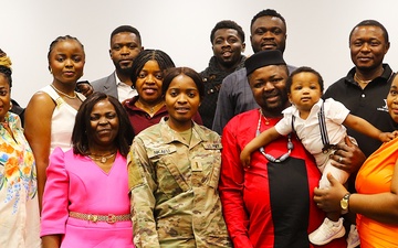 NEWEST COMMISSIONED OFFICER TOOK PATH FROM WEST AFRICA TO ILLINOIS NATIONAL GUARD LEADERSHIP