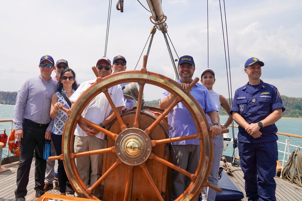 Coast Guard Cutter Eagle makes port call in Costa Rica