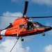 U.S. Coast Guard Cutter Stratton crew train with an U.S. Coast Guard Air Station Barbers Point MH-65 Dolphin aircrew near Hawaii