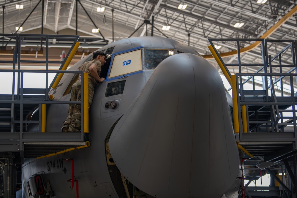 374 MXS Checks off mission readiness with ISO inspections
