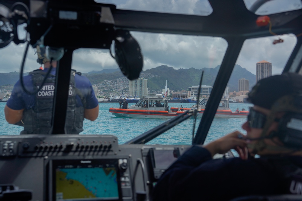 Maritime Safety and Security Team Honolulu conducts training