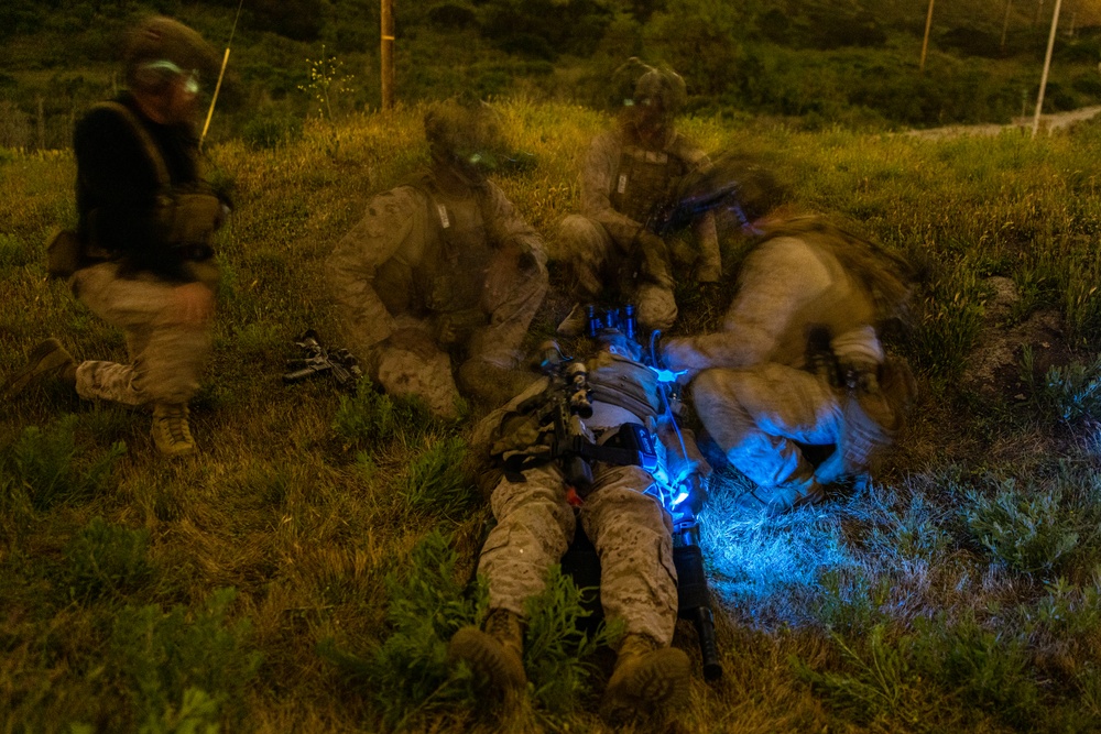 3rd Bn., 1st Marines conducts day, night raids during EOTG raid leaders course