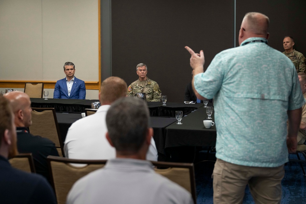 SD Hegseth Visits Tampa, MacDill AFB During SOF Week