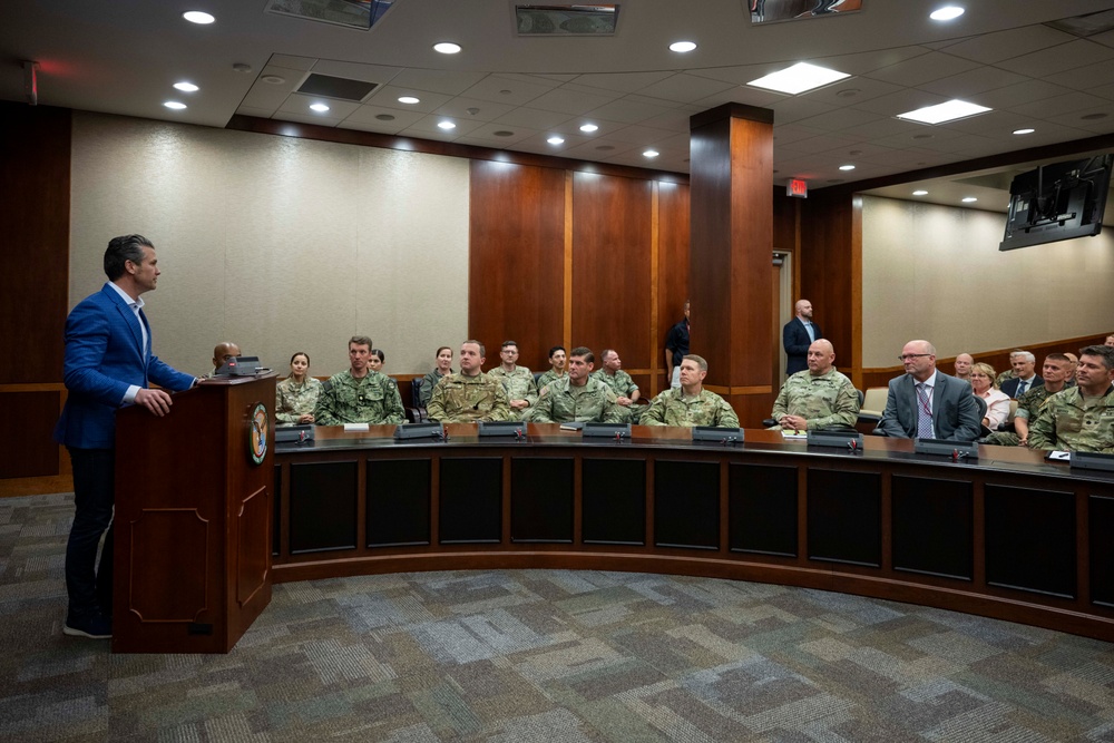 SD Hegseth Visits Tampa, MacDill AFB During SOF Week