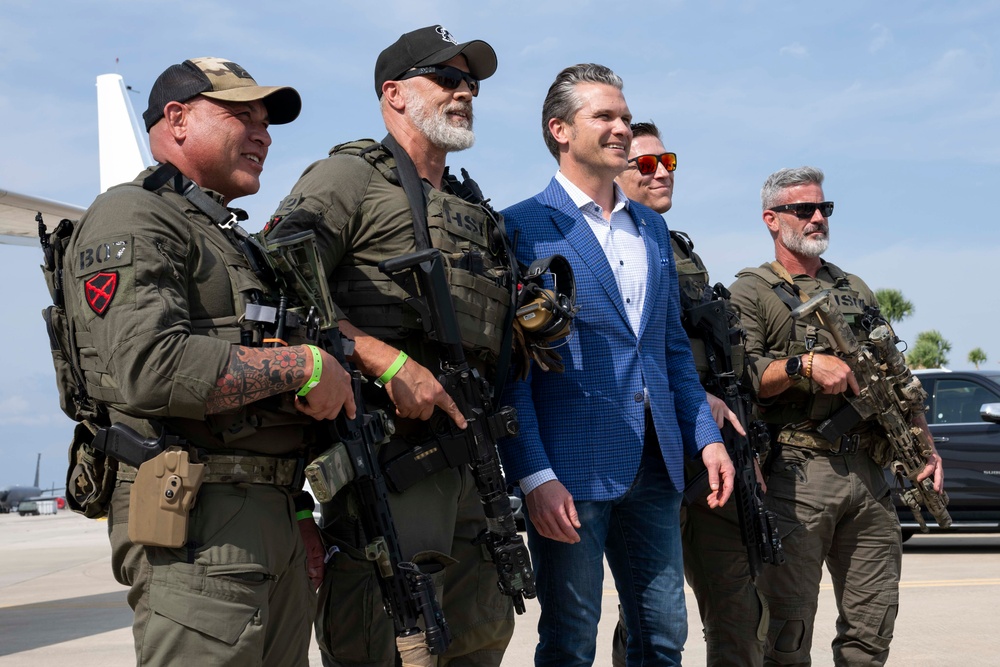 SD Hegseth Visits Tampa, MacDill AFB During SOF Week