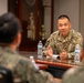 Battalion Commanders from the 5th Logistics Support Command (LSC), Republic of Korea Army (ROKA), visited Camp Carroll on Apr. 28 for an office call with U.S. Army Materiel Support Command – Korea counterparts.