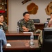 Battalion Commanders from the 5th Logistics Support Command (LSC), Republic of Korea Army (ROKA), visited Camp Carroll on Apr. 28 for an office call with U.S. Army Materiel Support Command – Korea counterparts.