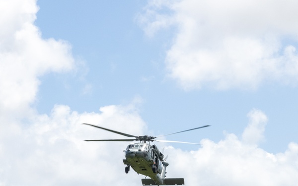 HSC-25 lands in Skaggs