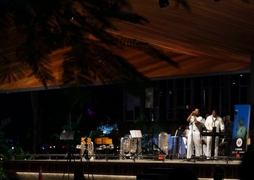 U.S. 7th Fleet Band and Republic of Fiji Navy Band Perform Together in Fiji