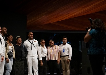 U.S. 7th Fleet Band and Republic of Fiji Navy Band Perform Together in Fiji