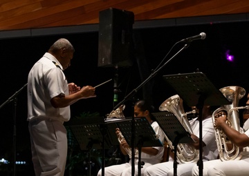 U.S. 7th Fleet Band and Republic of Fiji Navy Band Perform Together in Fiji