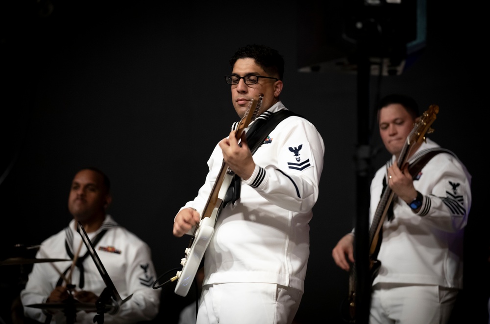 U.S. 7th Fleet Band and Republic of Fiji Navy Band Perform Together in Fiji
