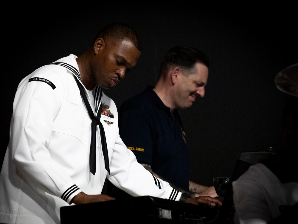 U.S. 7th Fleet Band and Republic of Fiji Navy Band Perform Together in Fiji
