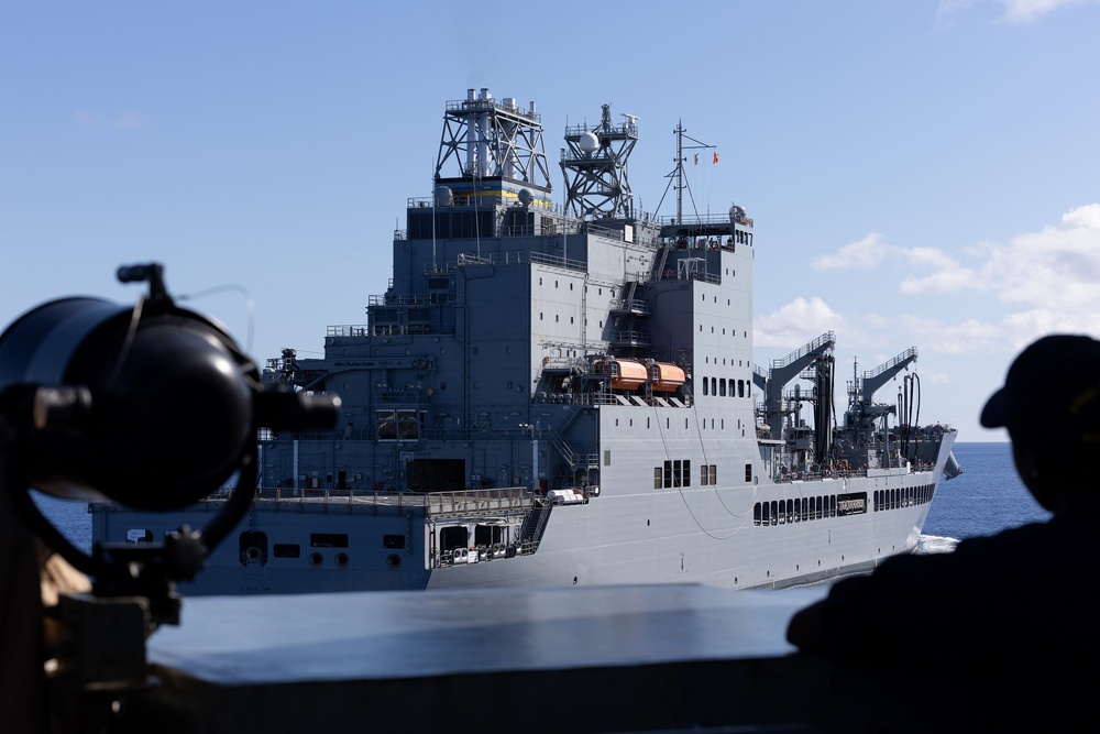 Curtis Wilbur Conducts Replenishment-At-Sea