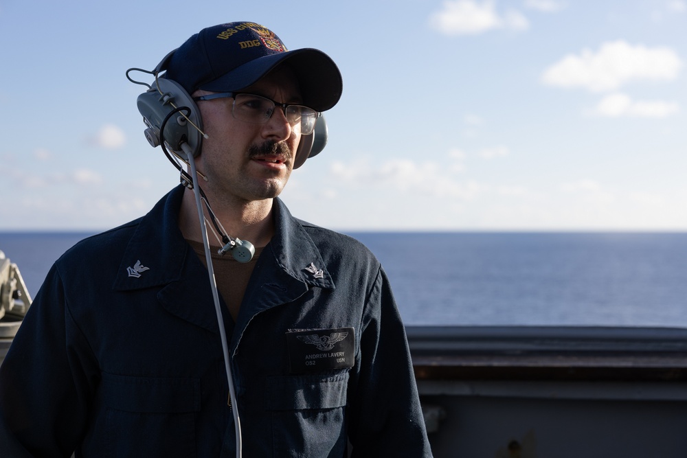 Curtis Wilbur Conducts Replenishment-At-Sea