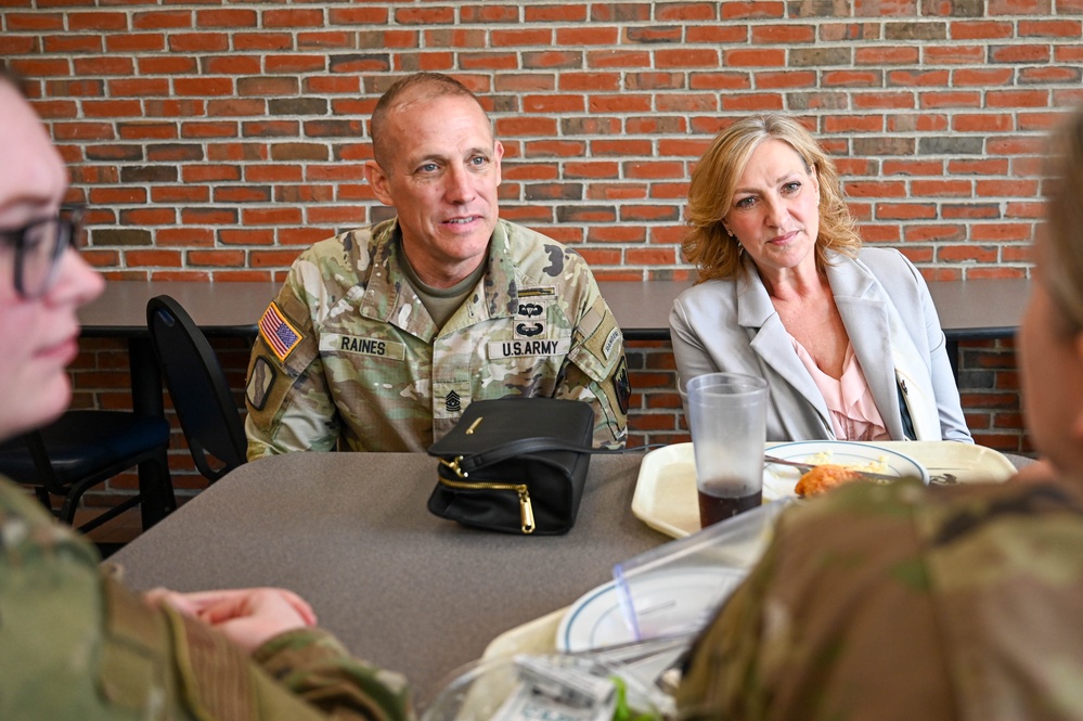 In Maine, Raines highlights National Guard readiness, family support and global reach