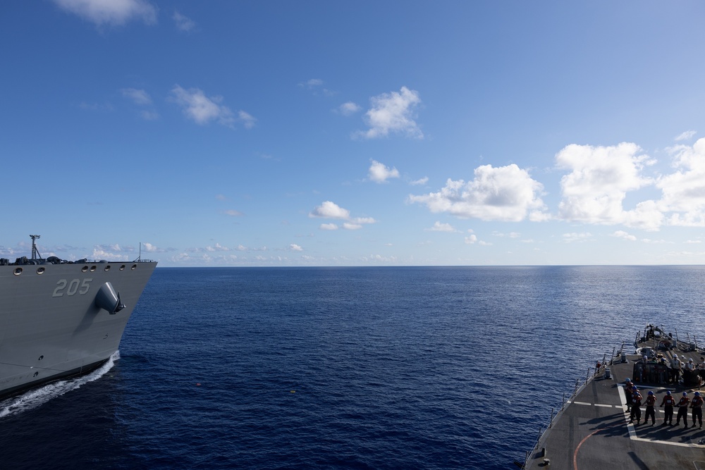 Curtis Wilbur Conducts Replenishment-At-Sea