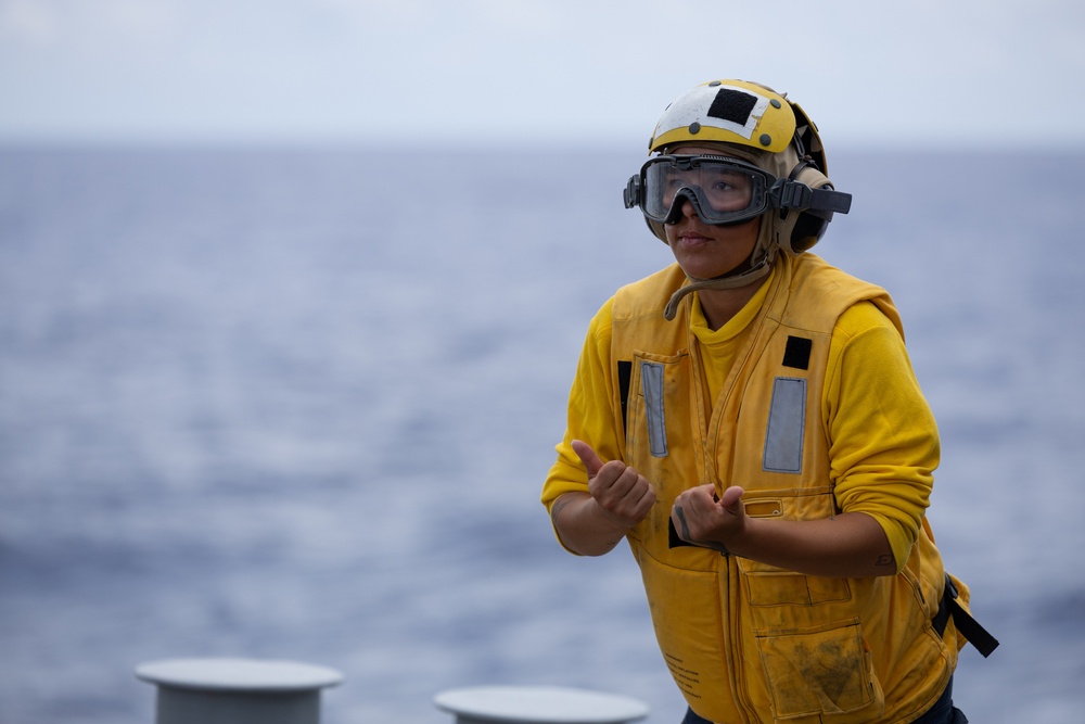 Curtis Wilbur Conducts Flight Operations