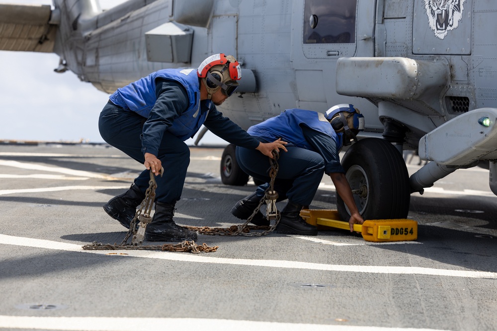 Curtis Wilbur Conducts Flight Operations