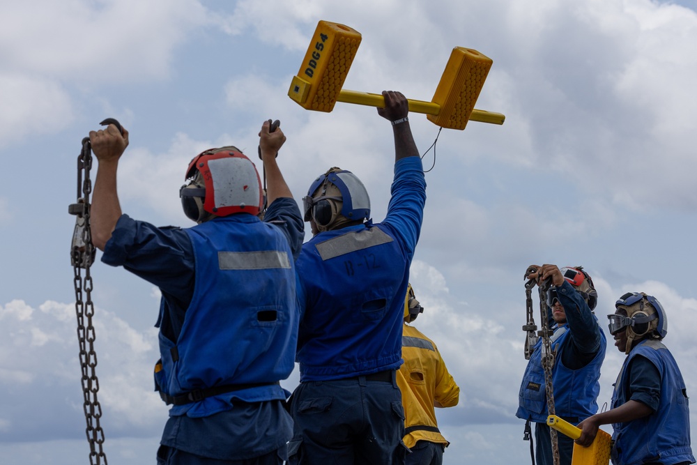 Curtis Wilbur Conducts Flight Operations