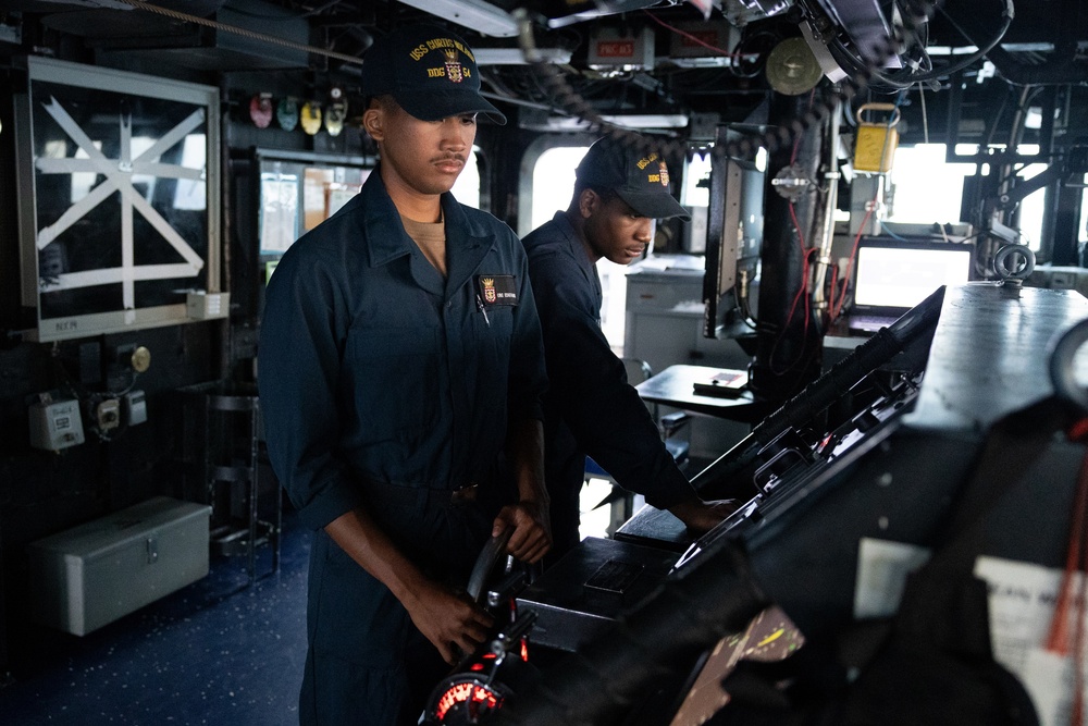 Curtis Wilbur Sailors Man The Helm