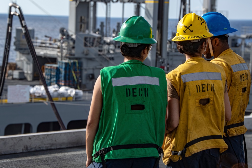 Nimitz Conducts a Replenishment-at-Sea