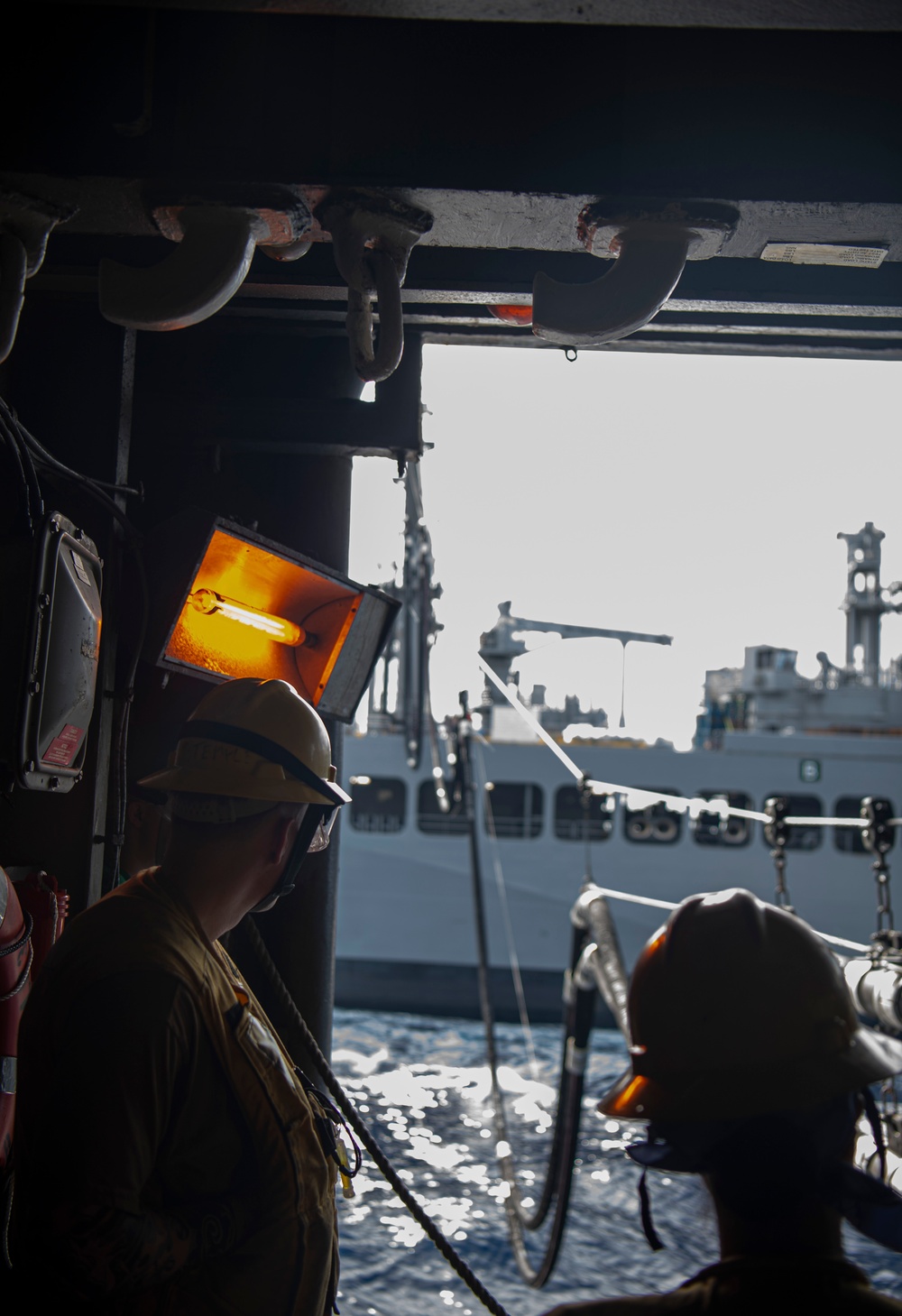 Nimitz Conducts a Replenishment-at-Sea