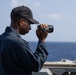 Curtis Wilbur Conducts Strait Transit