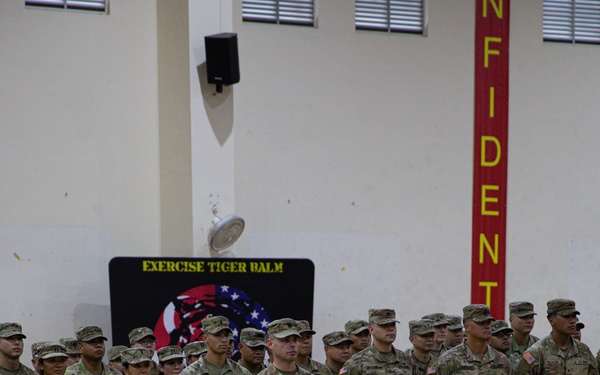 U.S. Soldiers Integration of SAFTI with Singapore Armed Forces During Tiger Balm 25