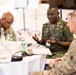 Senior enlisted leaders hold group discussions during ALFS 25