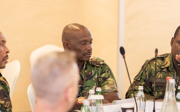 Senior enlisted leaders hold group discussions during ALFS 25
