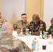 Senior enlisted leaders hold group discussions during ALFS 25