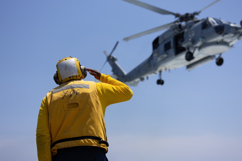 Curtis Wilbur Conducts Flight Operations