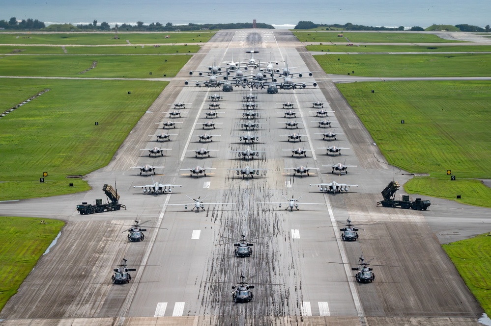 BH 25-2: Kadena demonstrates Indo-Pacific readiness with joint elephant walk