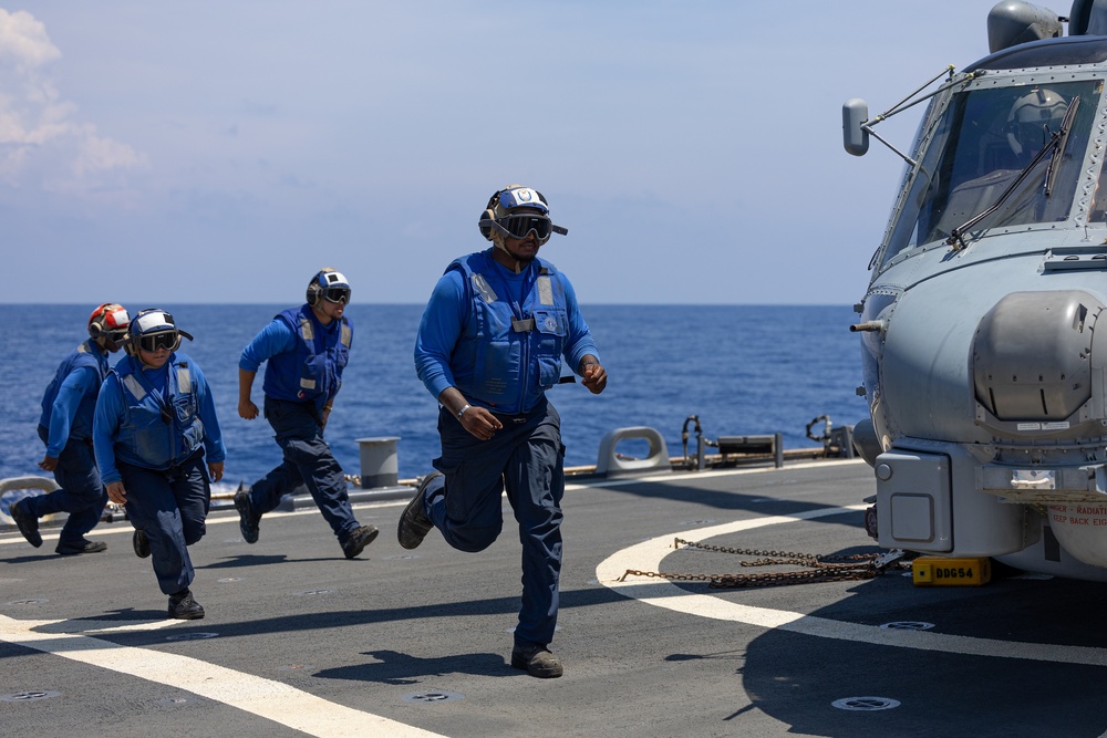 Curtis Wilbur Conducts Flight Operations