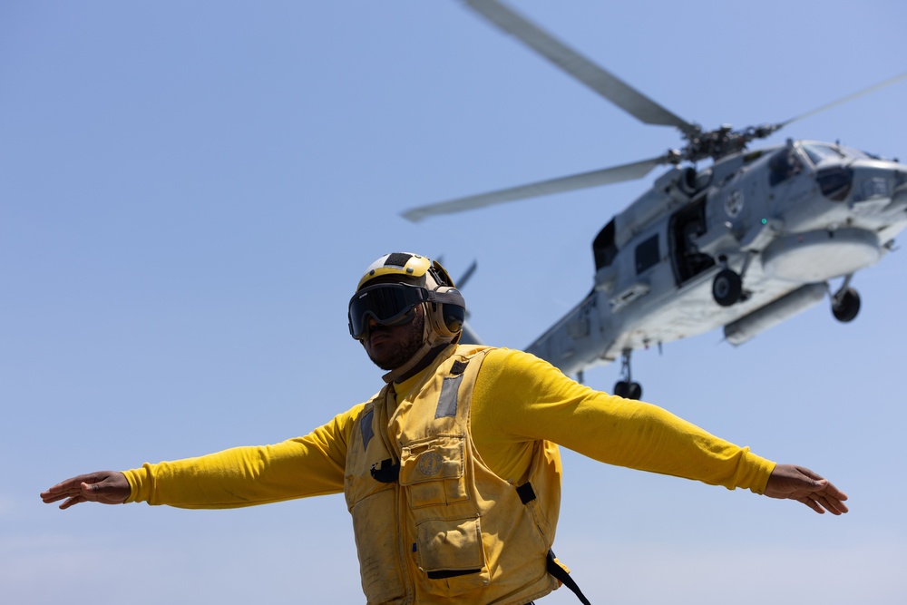 Curtis Wilbur Conducts Flight Operations