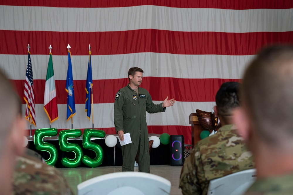 555th FGS holds 2025 Dedicated Crew Chief ceremony