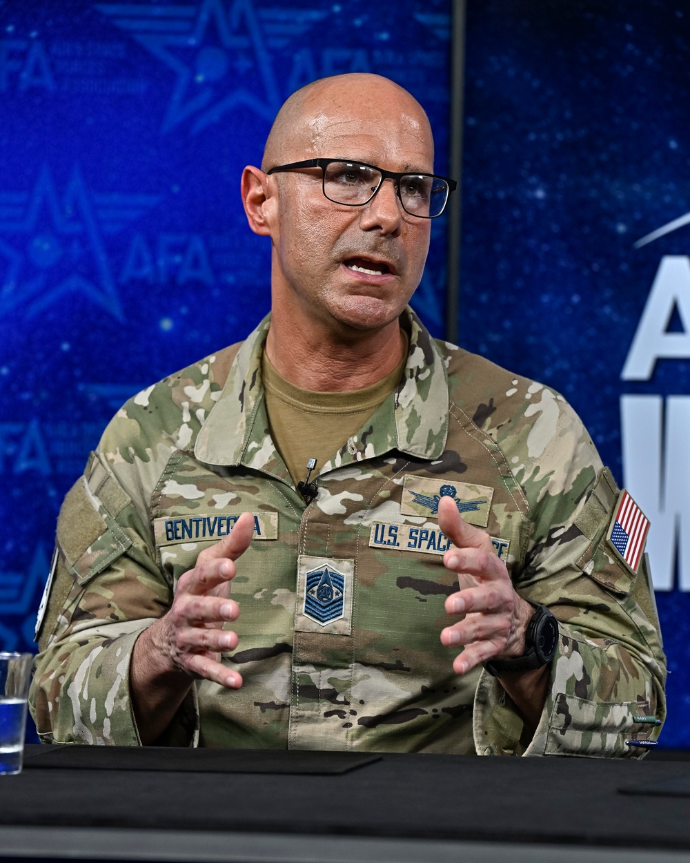 CMSSF Bentivegna speaks at AFA