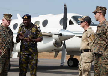 MARFOREUR/AF Meets with Kenya Navy - Manda Bay