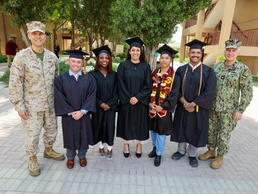 Five TF 51/5 Marines and Sailors Cross the Stage for Education Excellence