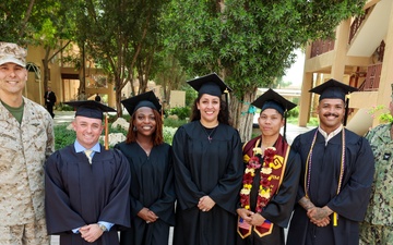 Five TF 51/5 Marines and Sailors Cross the Stage for Education Excellence