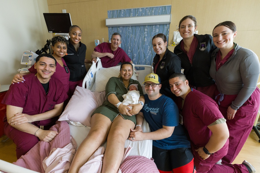 First Baby Arrives in New Roosevelt Pavilion