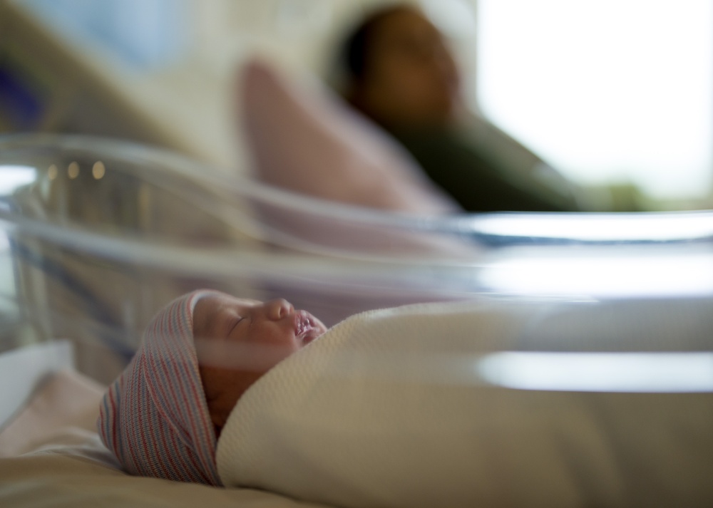 First Baby Arrives in New Roosevelt Pavilion